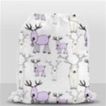Cute Deers  Drawstring Bag (Small)