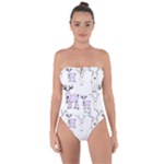 Cute Deers  Tie Back One Piece Swimsuit