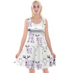 Cute Deers  Reversible Velvet Sleeveless Dress