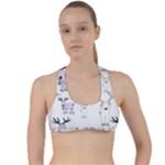 Cute Deers  Criss Cross Racerback Sports Bra