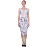 Cute Deers  Sleeveless Pencil Dress