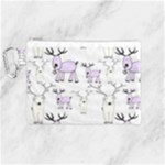 Cute Deers  Canvas Cosmetic Bag (Medium)