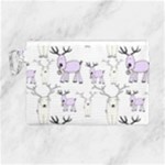 Cute Deers  Canvas Cosmetic Bag (Large)