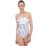 Cute Deers  Classic One Shoulder Swimsuit