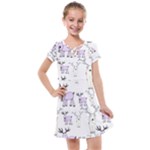 Cute Deers  Kids  Cross Web Dress