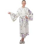 Cute Deers  Maxi Velvet Kimono