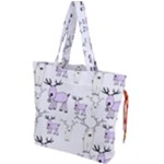 Cute Deers  Drawstring Tote Bag