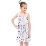 Cute Deers  Kids  Overall Dress