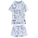 Cute Deers  Kids  Swim T-Shirt and Shorts Set