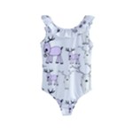 Cute Deers  Kids  Frill Swimsuit