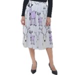 Cute Deers  Classic Velour Midi Skirt 
