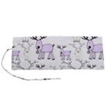 Cute Deers  Roll Up Canvas Pencil Holder (S)