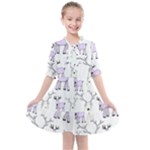Cute Deers  Kids  All Frills Chiffon Dress