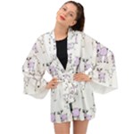 Cute Deers  Long Sleeve Kimono