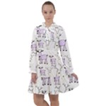 Cute Deers  All Frills Chiffon Dress