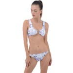 Cute Deers  Ring Detail Crop Bikini Set