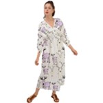 Cute Deers  Grecian Style  Maxi Dress