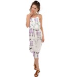 Cute Deers  Waist Tie Cover Up Chiffon Dress