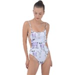 Cute Deers  Tie Strap One Piece Swimsuit