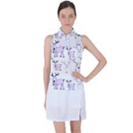 Cute Deers  Women s Sleeveless Polo T-Shirt