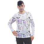 Cute Deers  Men s Pique Long Sleeve T-Shirt