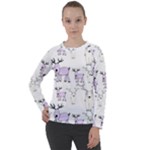 Cute Deers  Women s Long Sleeve Raglan T-Shirt
