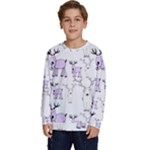 Cute Deers  Kids  Crewneck Sweatshirt