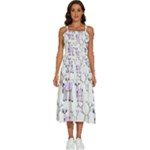 Cute Deers  Sleeveless Shoulder Straps Boho Dress