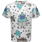 Little Cow Christmas  Men s Cotton T-Shirt