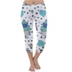 Little Cow Christmas  Capri Winter Leggings 