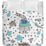Little Cow Christmas  Duvet Cover Double Side (King Size)