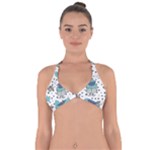 Little Cow Christmas  Halter Neck Bikini Top