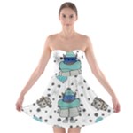 Little Cow Christmas  Strapless Bra Top Dress