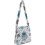 Little Cow Christmas  Zipper Messenger Bag