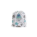 Little Cow Christmas  Drawstring Pouch (XS)