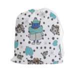 Little Cow Christmas  Drawstring Pouch (2XL)