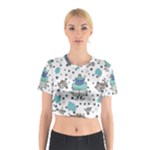 Little Cow Christmas  Cotton Crop Top
