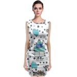 Little Cow Christmas  Classic Sleeveless Midi Dress
