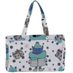 Little Cow Christmas  Canvas Work Bag