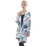 Little Cow Christmas  Hooded Pocket Cardigan