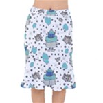 Little Cow Christmas  Short Mermaid Skirt