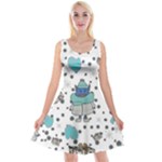 Little Cow Christmas  Reversible Velvet Sleeveless Dress