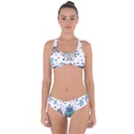 Little Cow Christmas  Criss Cross Bikini Set