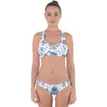 Little Cow Christmas  Cross Back Hipster Bikini Set