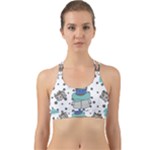Little Cow Christmas  Back Web Sports Bra