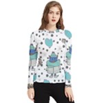 Little Cow Christmas  Women s Long Sleeve Rash Guard