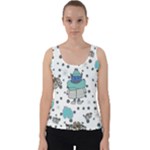 Little Cow Christmas  Velvet Tank Top