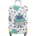 Little Cow Christmas  Luggage Cover (Large)