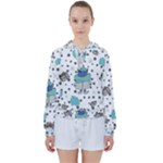 Little Cow Christmas  Women s Tie Up Sweat