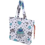 Little Cow Christmas  Drawstring Tote Bag
